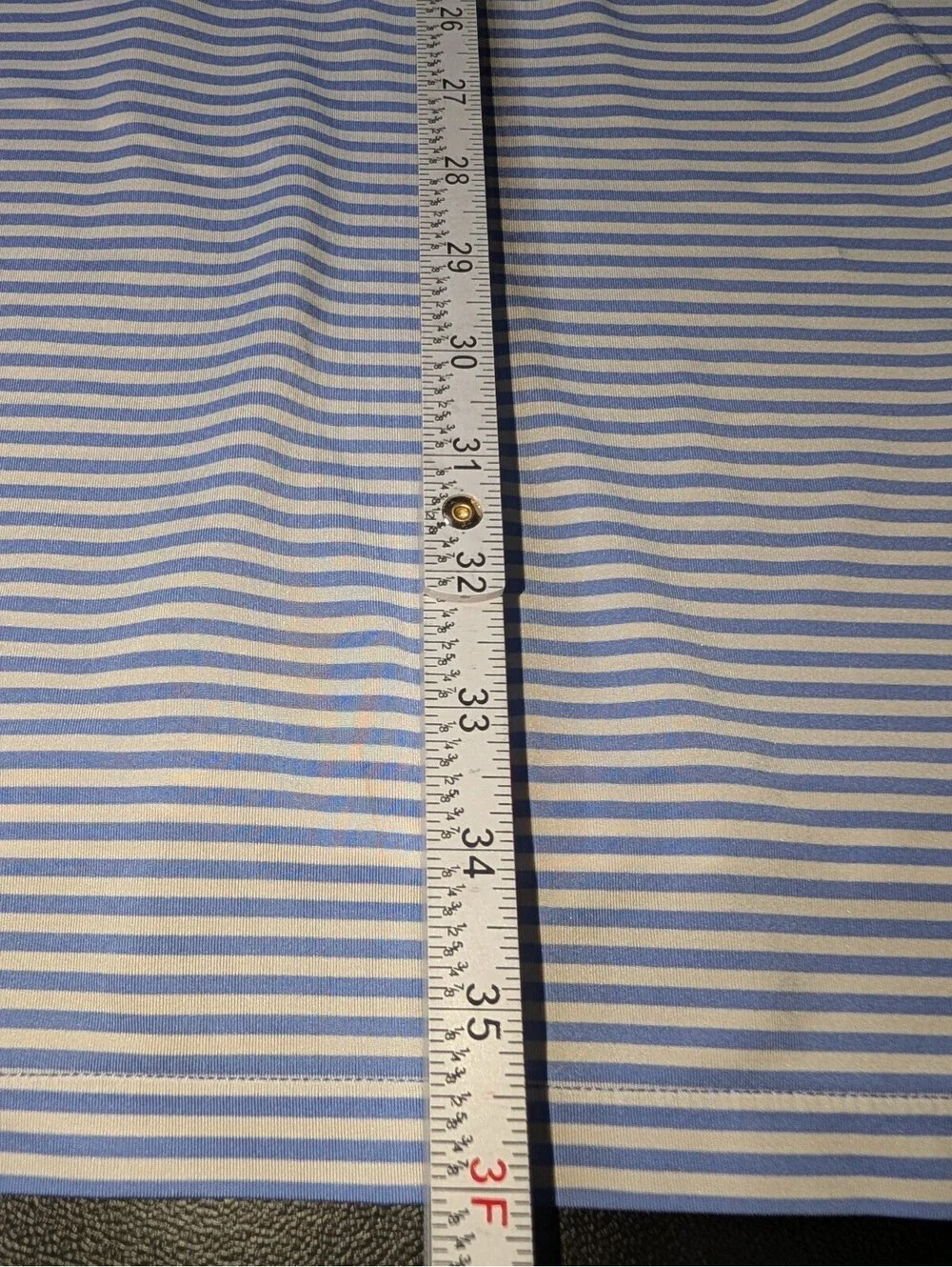 Ralph Lauren RLX Golf Polo Champions Retreat Blue White Stripe XL
